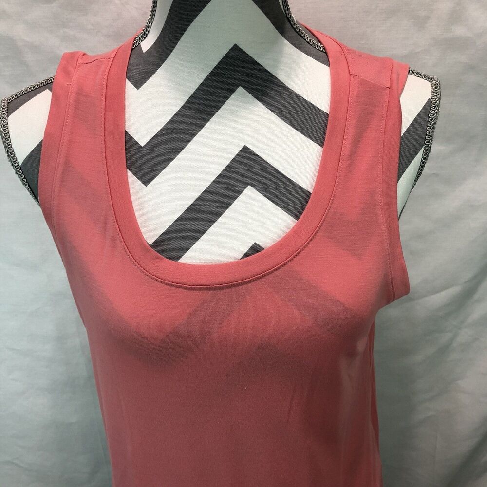 Columbia Take It Easy Tie Stretch Tank Salmon Pink UPF30 Small AA1